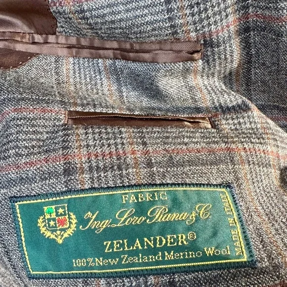Gentlemen's 44 Regular Sport Coat - J. Hilburn/Loro Piano Fabric